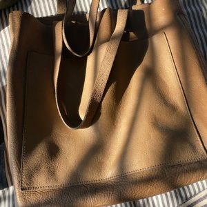 100% leather bag that fits 13” laptop